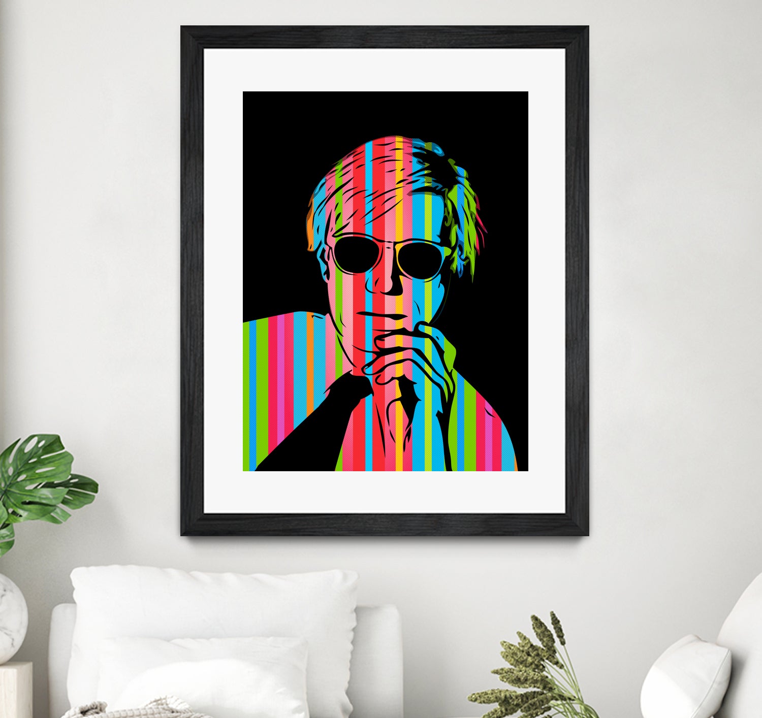 Andy Warhol | Dark | Pop Art by William Cuccio on GIANT ART - black digital drawing