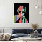 Andy Warhol | Dark | Pop Art by William Cuccio on GIANT ART - black digital drawing