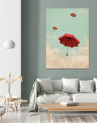 Rising into the Blue by Vin Zzep on GIANT ART - white digital drawing