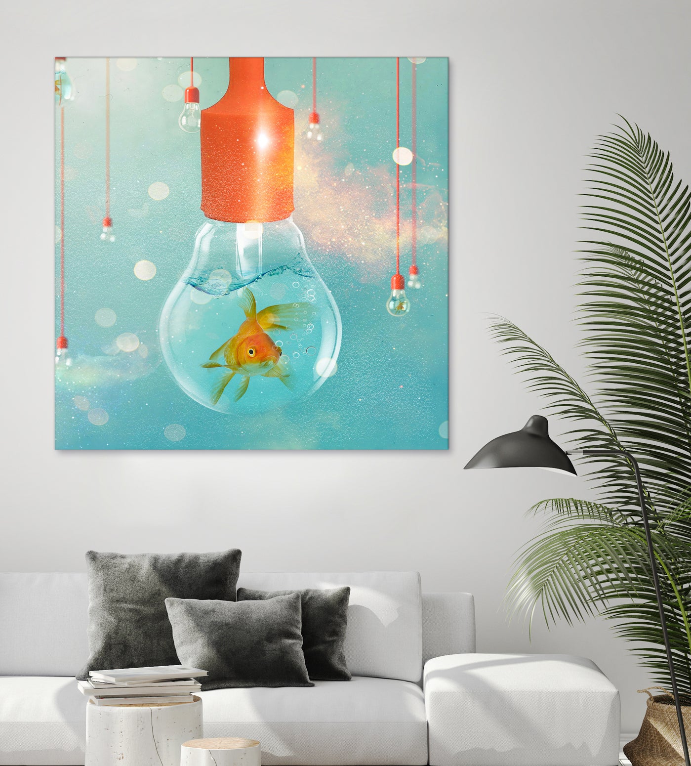 GOLDFISH IDEAS by Vin Zzep on GIANT ART - white digital drawing