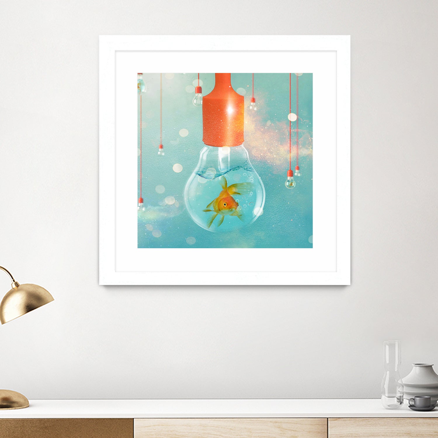 GOLDFISH IDEAS by Vin Zzep on GIANT ART - white digital drawing