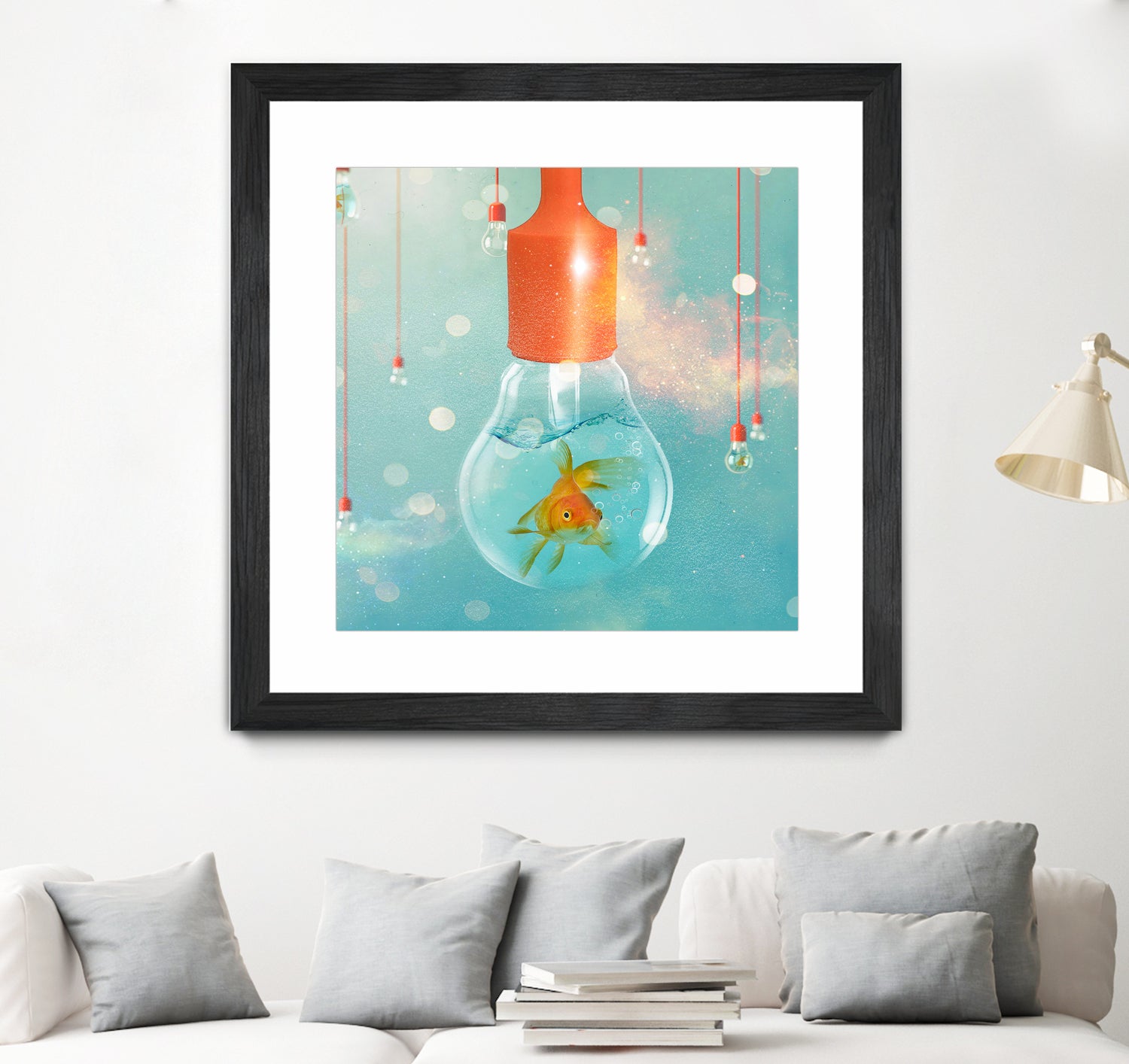 GOLDFISH IDEAS by Vin Zzep on GIANT ART - white digital drawing