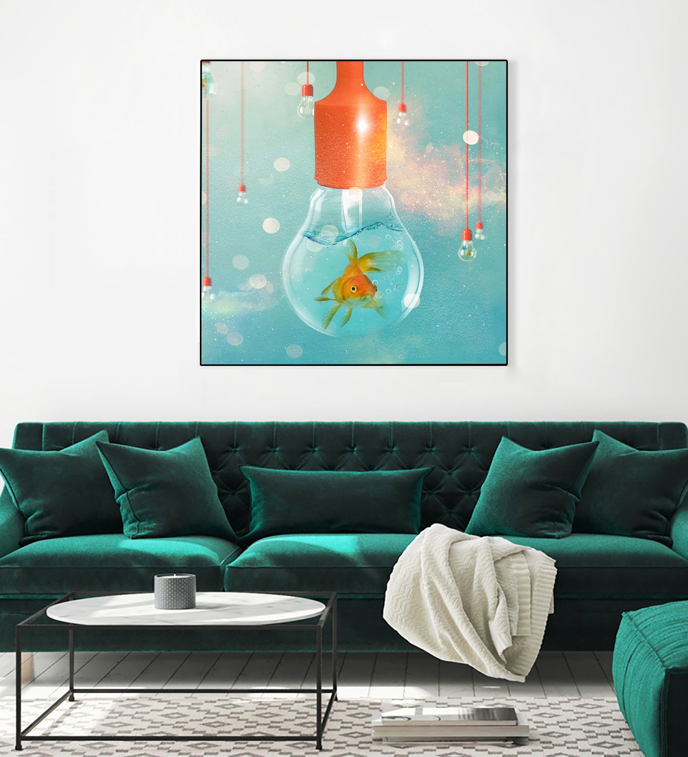 GOLDFISH IDEAS by Vin Zzep on GIANT ART - white digital drawing