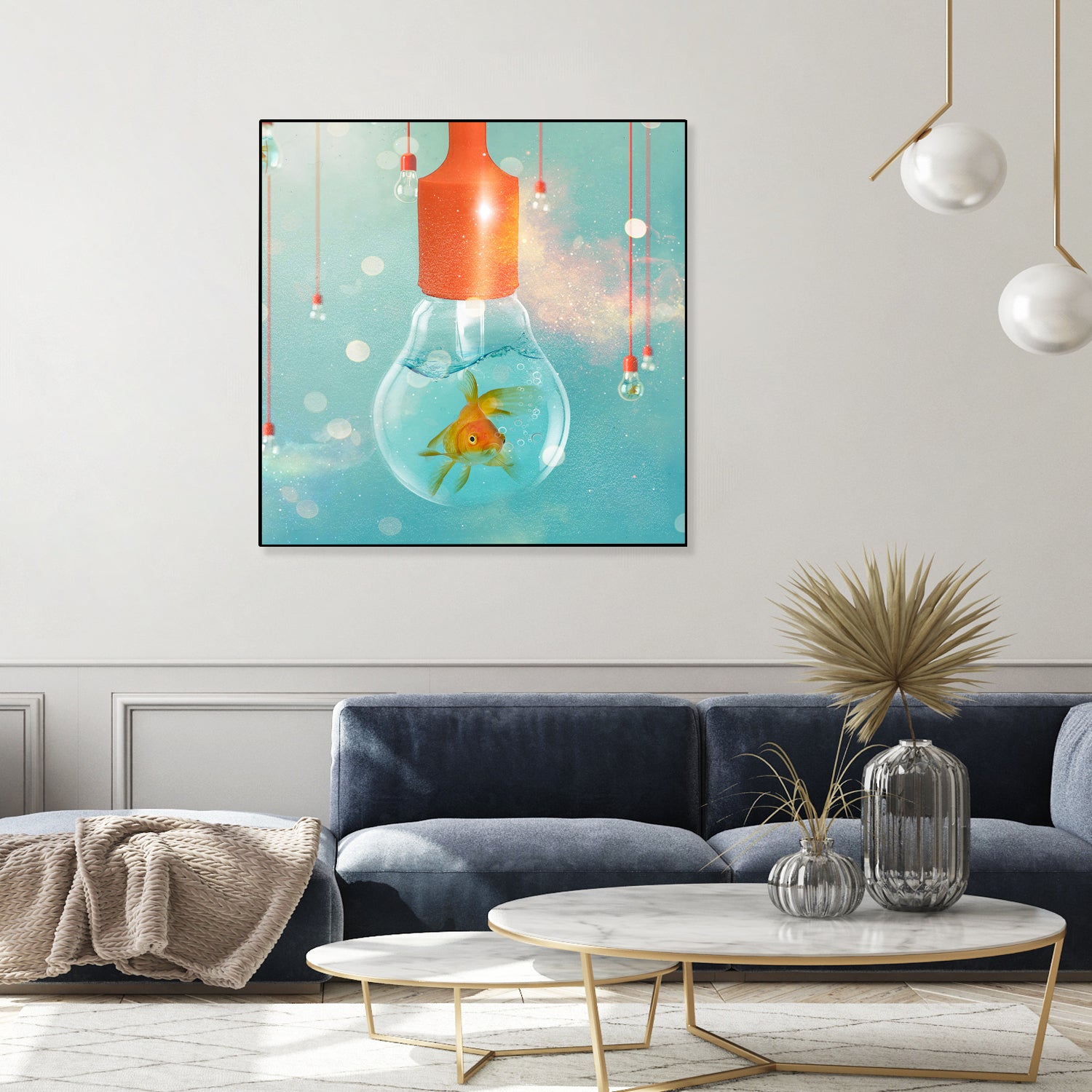 GOLDFISH IDEAS by Vin Zzep on GIANT ART - white digital drawing