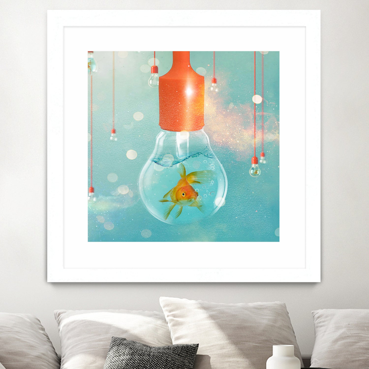 GOLDFISH IDEAS by Vin Zzep on GIANT ART - white digital drawing