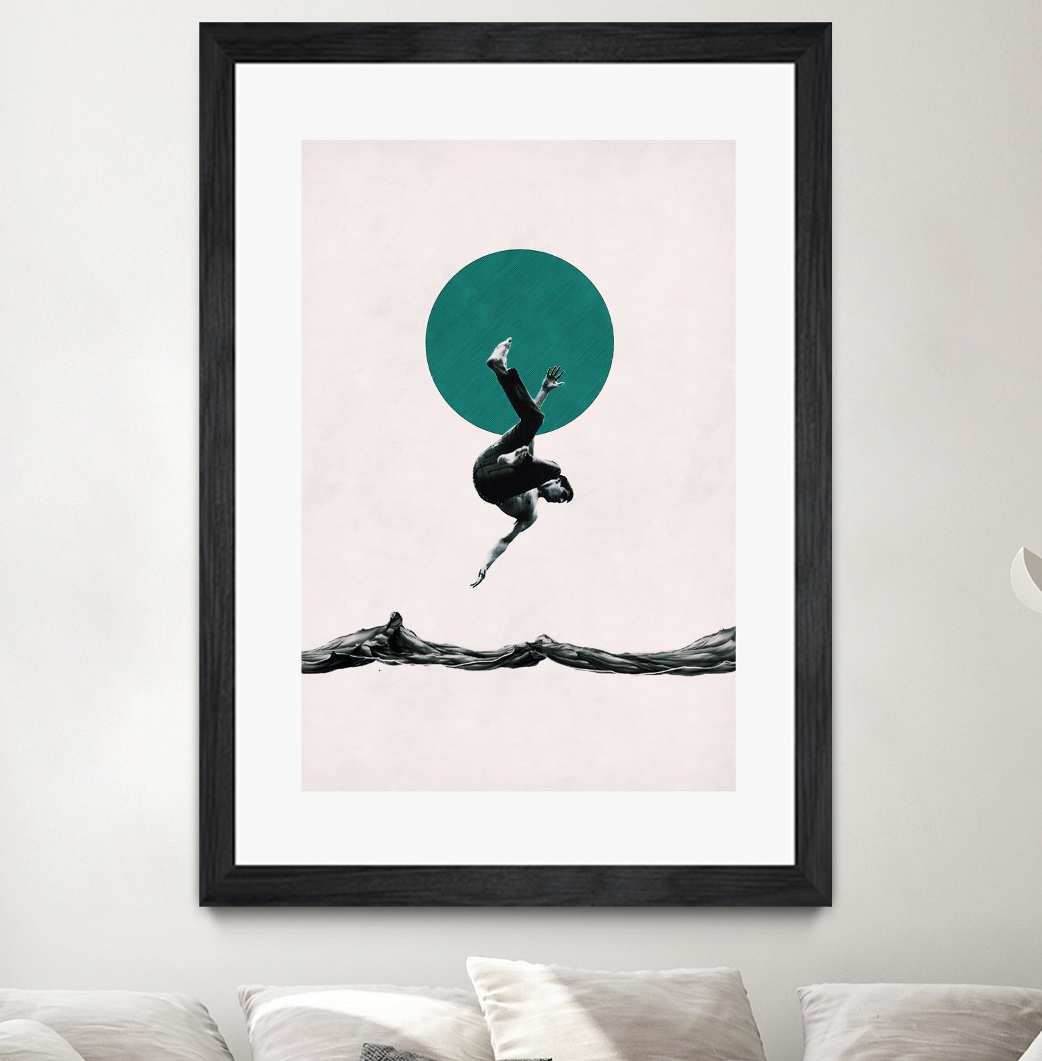 Falling with style by Menelaos Trompoukis on GIANT ART - white digital painting