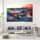 52HZ Whale by Srivatsan Aravamudan on GIANT ART - blue digital painting