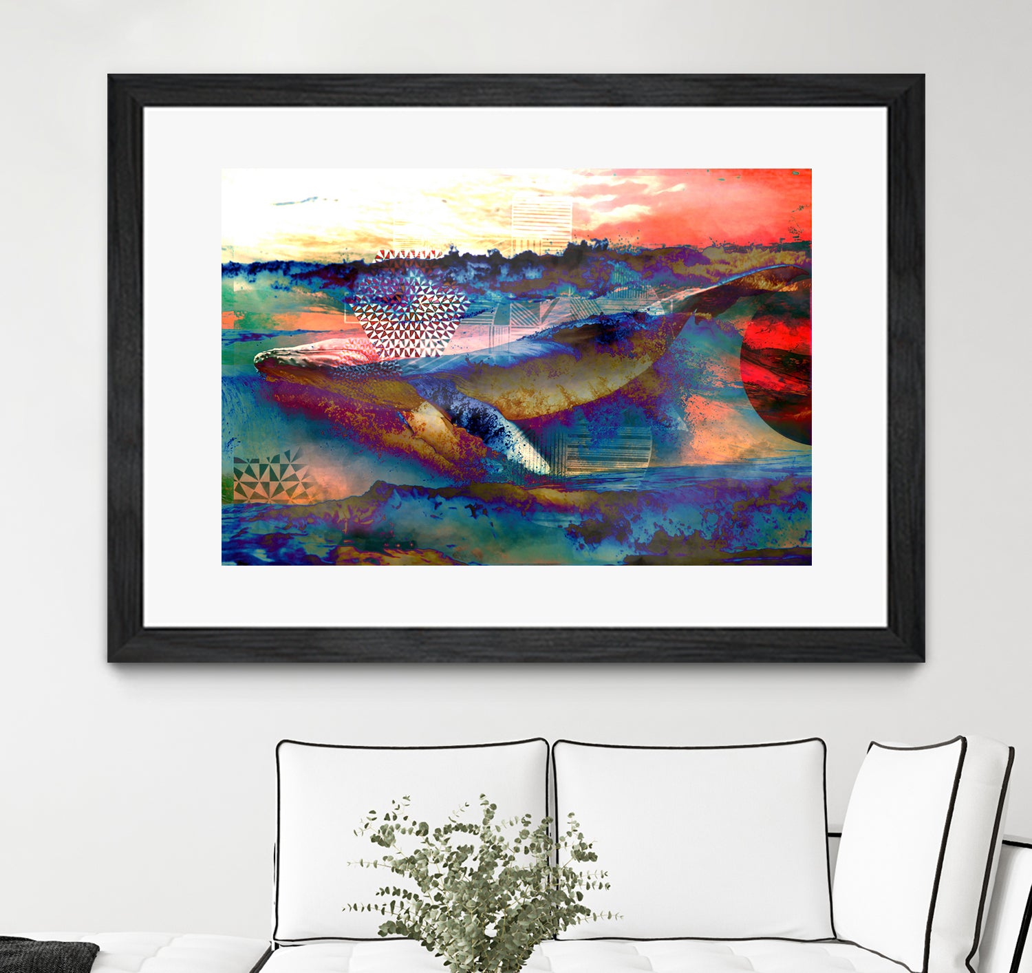 52HZ Whale by Srivatsan Aravamudan on GIANT ART - blue digital painting