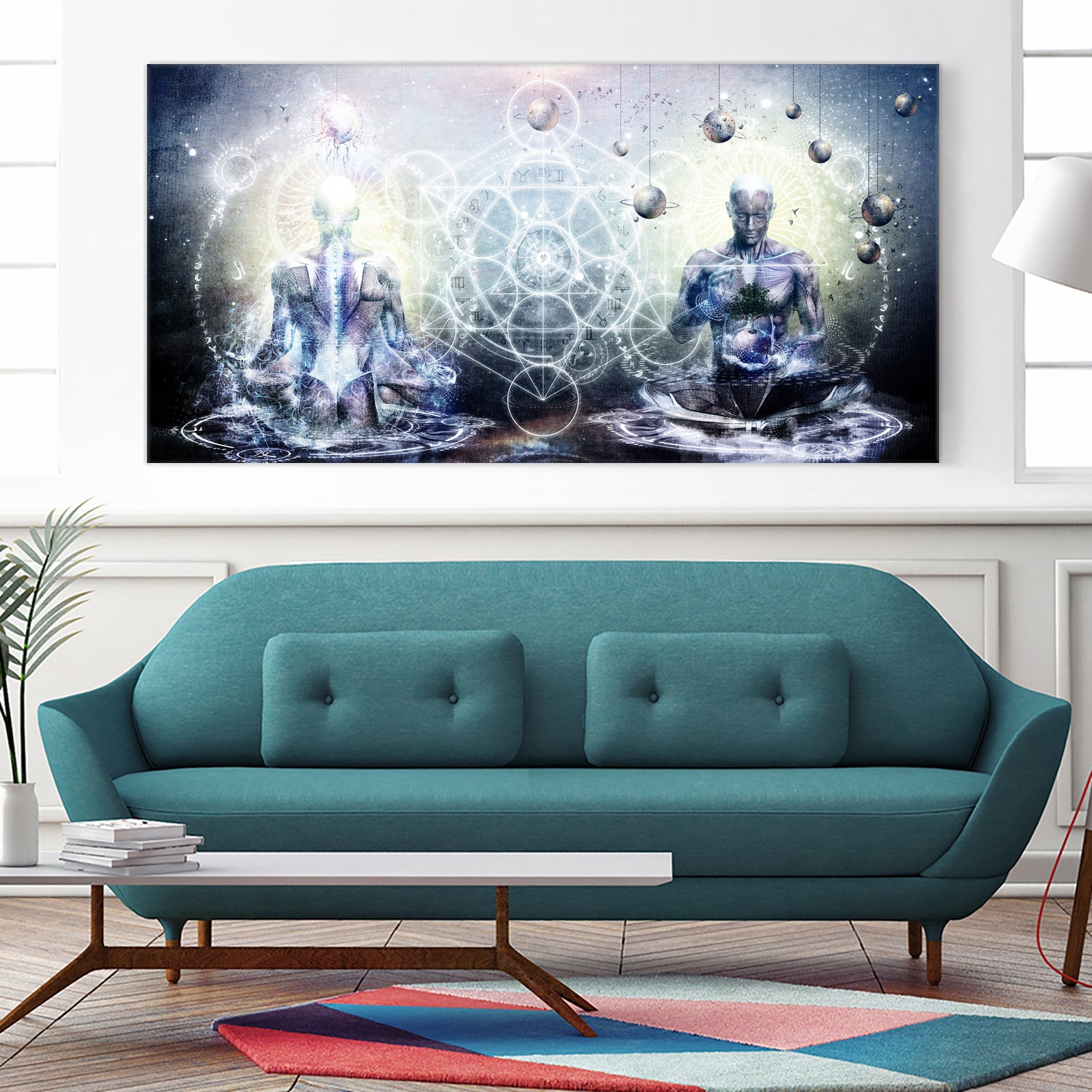 Experience So Lucid Discovery So Clear by Cameron Gray on GIANT ART - blue digital painting