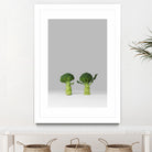 Arguing Broccolis by Anders Wasser on GIANT ART - gray photo illustration