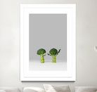 Arguing Broccolis by Anders Wasser on GIANT ART - gray photo illustration