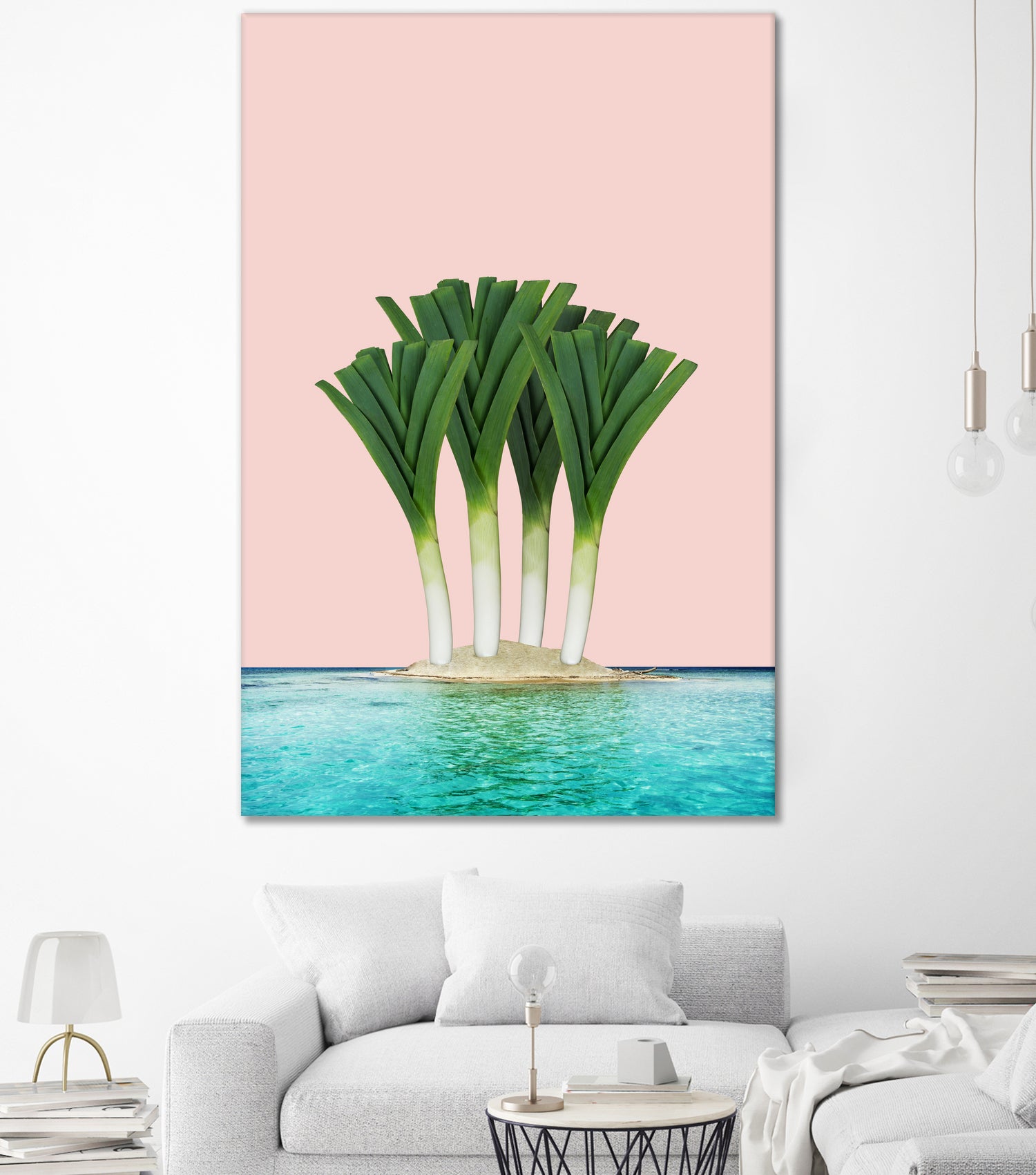 Palm Beach by Anders Wasser on GIANT ART - pink photo illustration