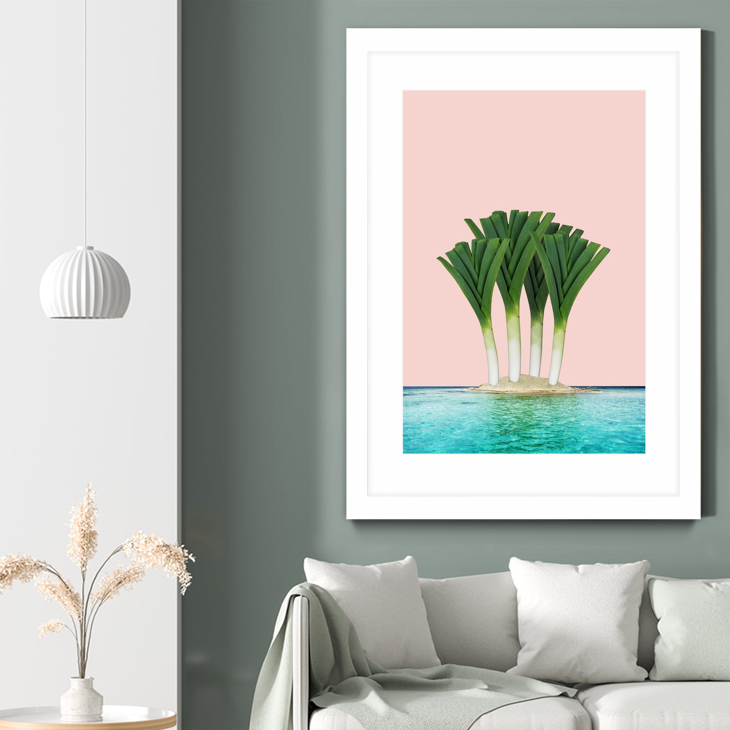 Palm Beach by Anders Wasser on GIANT ART - pink photo illustration