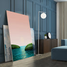 Melon Shore by Anders Wasser on GIANT ART - pink photo illustration