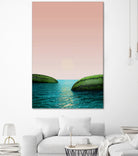 Melon Shore by Anders Wasser on GIANT ART - pink photo illustration