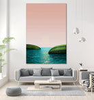 Melon Shore by Anders Wasser on GIANT ART - pink photo illustration