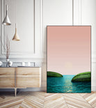 Melon Shore by Anders Wasser on GIANT ART - pink photo illustration