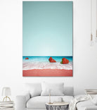 Strawberry Shore by Anders Wasser on GIANT ART - blue photo illustration