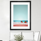 Strawberry Shore by Anders Wasser on GIANT ART - blue photo illustration