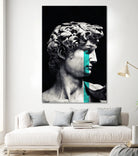 Crying David by Menelaos Trompoukis on GIANT ART - black digital painting