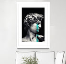 Crying David by Menelaos Trompoukis on GIANT ART - black digital painting