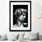 Crying David by Menelaos Trompoukis on GIANT ART - black digital painting