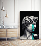 Crying David by Menelaos Trompoukis on GIANT ART - black digital painting