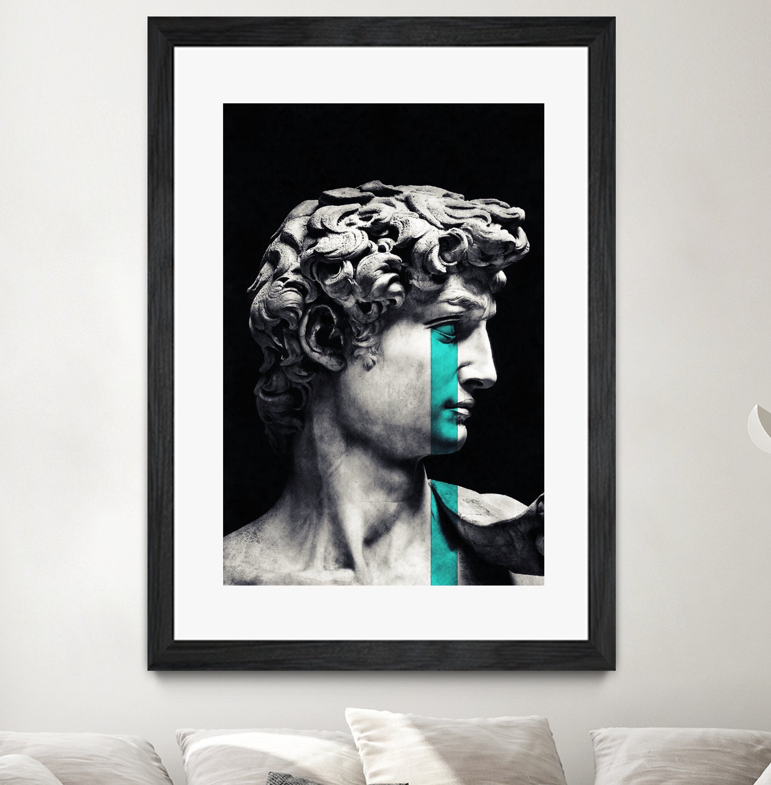 Crying David by Menelaos Trompoukis on GIANT ART - black digital painting