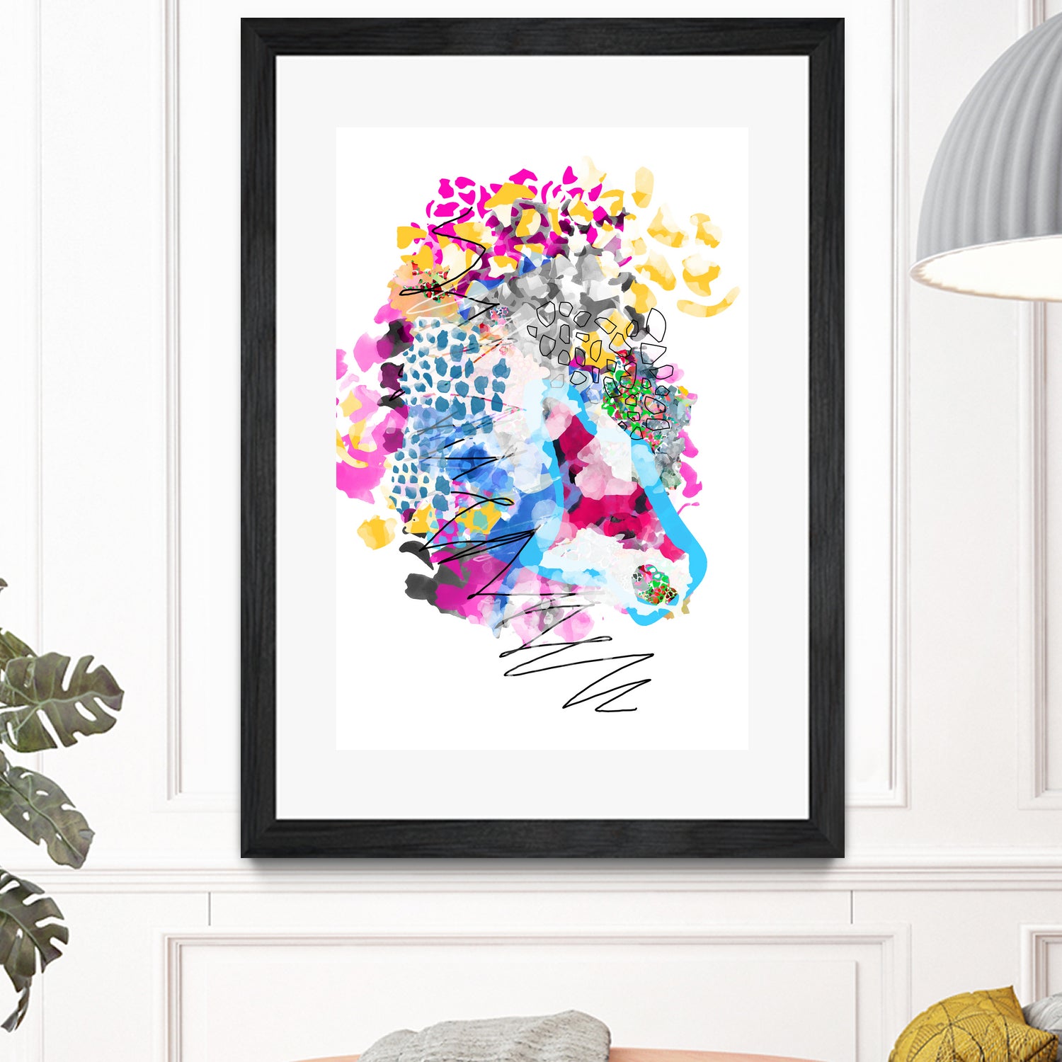 BOUQUET by Liat Noten on GIANT ART - pink mixed media