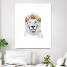 Festival lion (color version) by Solti Balázs on GIANT ART - white digital drawing