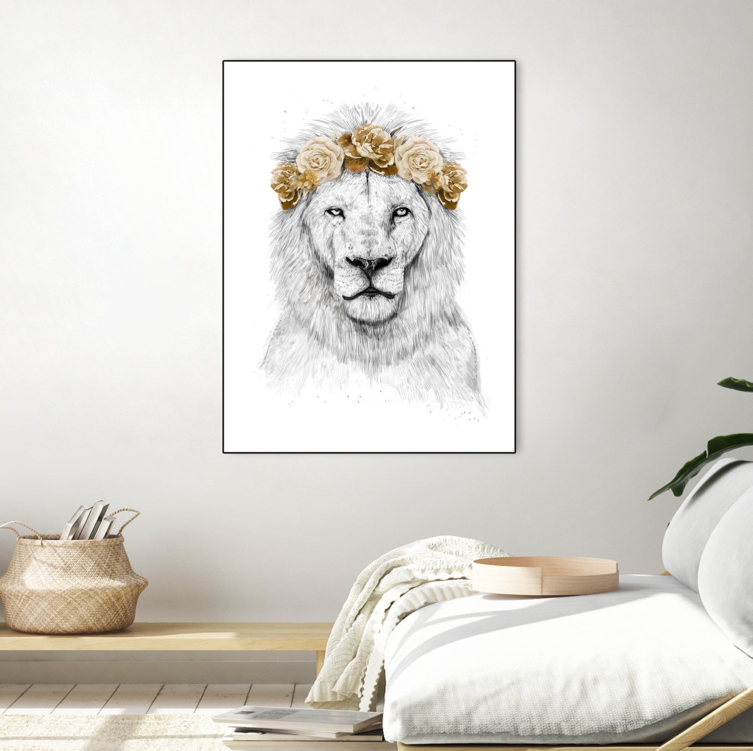 Festival lion (color version) by Solti Balázs on GIANT ART - white digital drawing