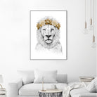 Festival lion (color version) by Solti Balázs on GIANT ART - white digital drawing