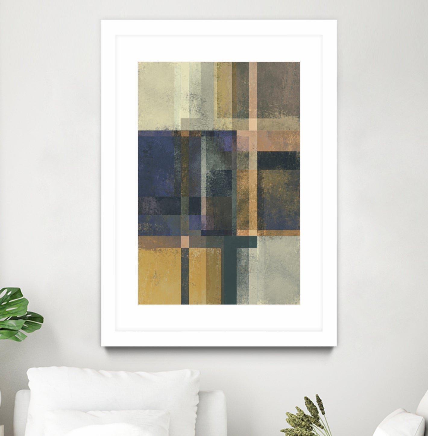 Abstract Geometry No. 19 by Pascal Deckarm on GIANT ART - yellow digital painting