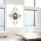 Bee Confident by Barbara Hollaus on GIANT ART - white digital drawing