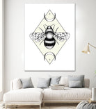 Bee Confident by Barbara Hollaus on GIANT ART - white digital drawing