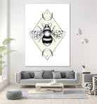 Bee Confident by Barbara Hollaus on GIANT ART - white digital drawing