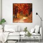 RED LEAF TREES by Mohd Azhari Enuar on GIANT ART - red photo manipulation