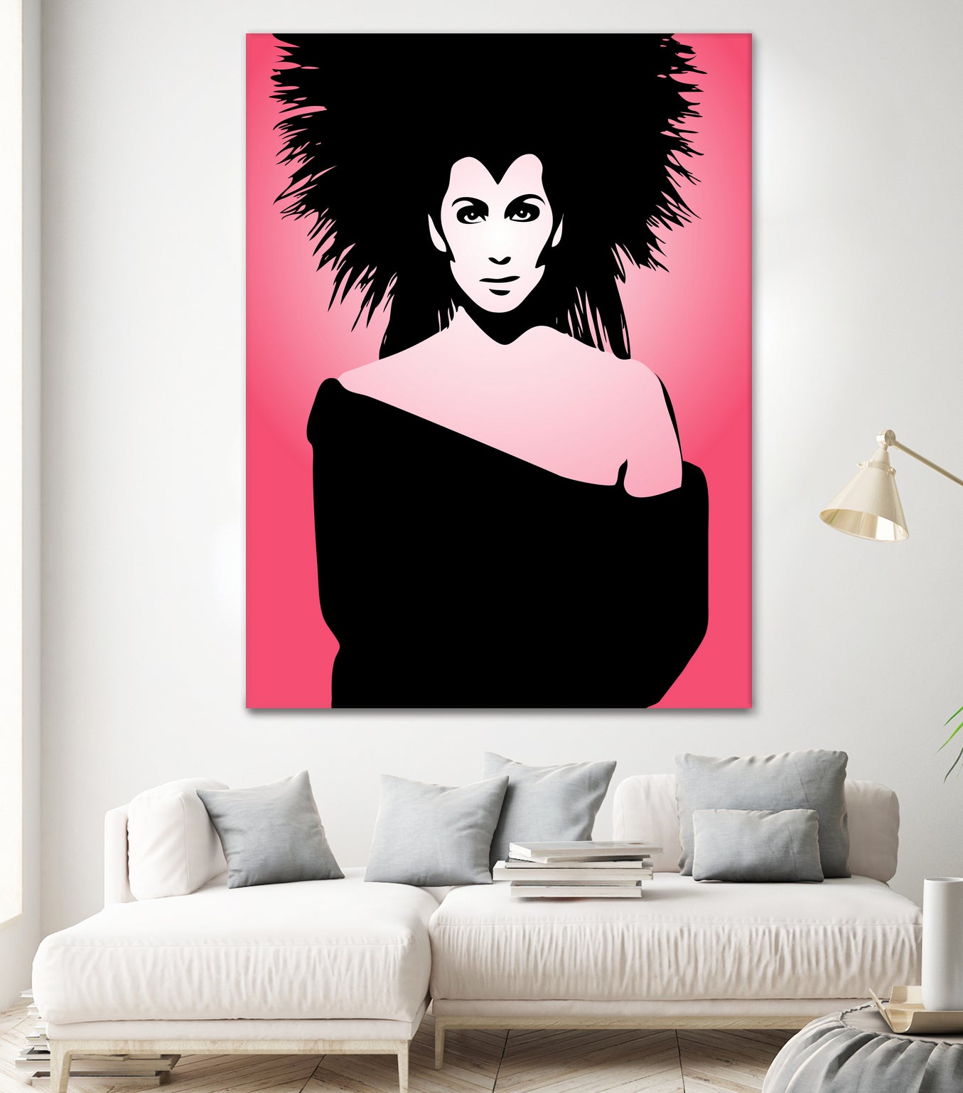 Cher | Pop Art by William Cuccio on GIANT ART - pink digital drawing