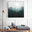 Autumn Fog | Green Edition by Robin Willems on GIANT ART - green digital painting