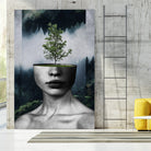 Tree Lady by Menelaos Trompoukis on GIANT ART - green digital painting