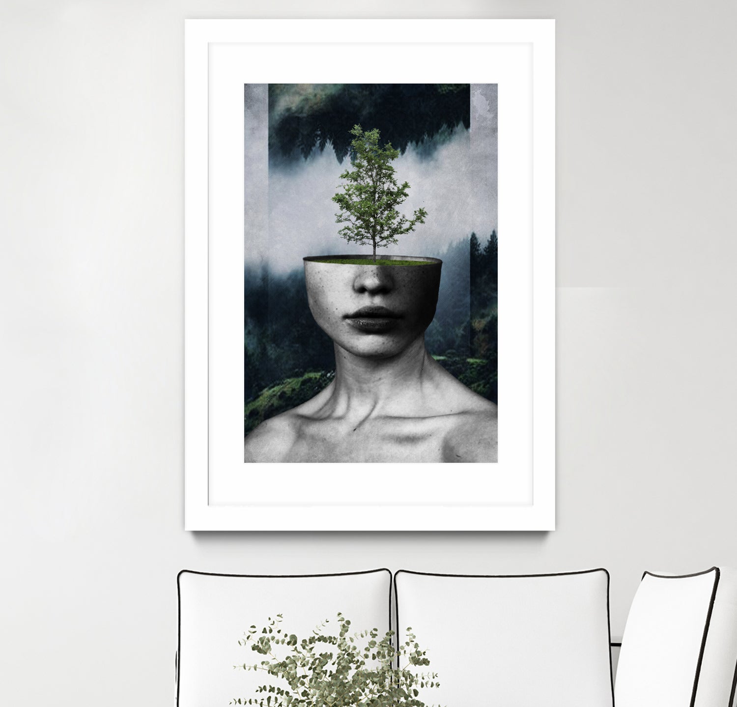 Tree Lady by Menelaos Trompoukis on GIANT ART - green digital painting