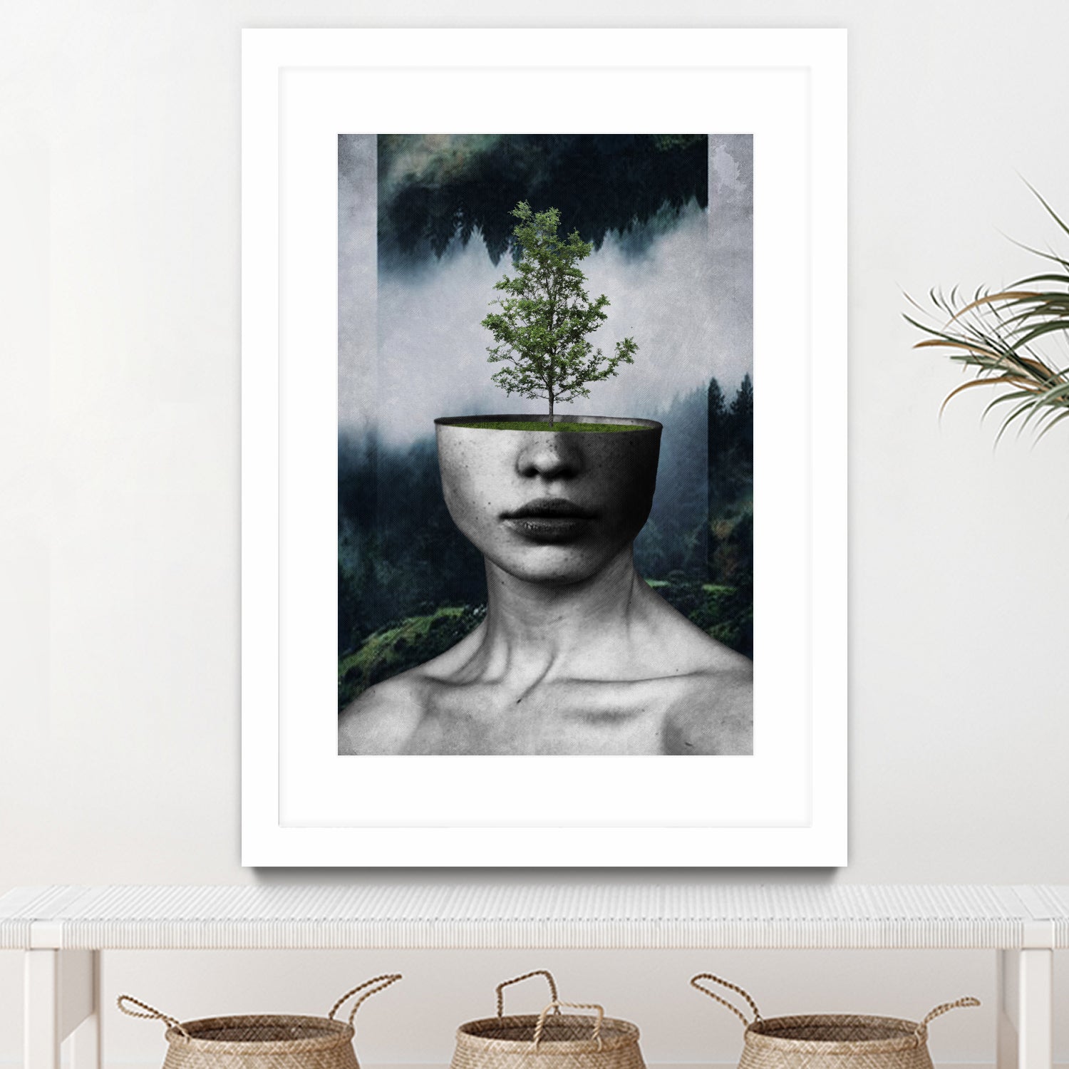 Tree Lady by Menelaos Trompoukis on GIANT ART - green digital painting