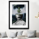 Tree Lady by Menelaos Trompoukis on GIANT ART - green digital painting