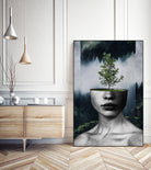 Tree Lady by Menelaos Trompoukis on GIANT ART - green digital painting