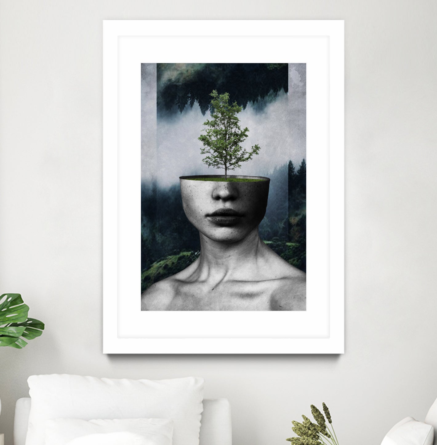 Tree Lady by Menelaos Trompoukis on GIANT ART - green digital painting