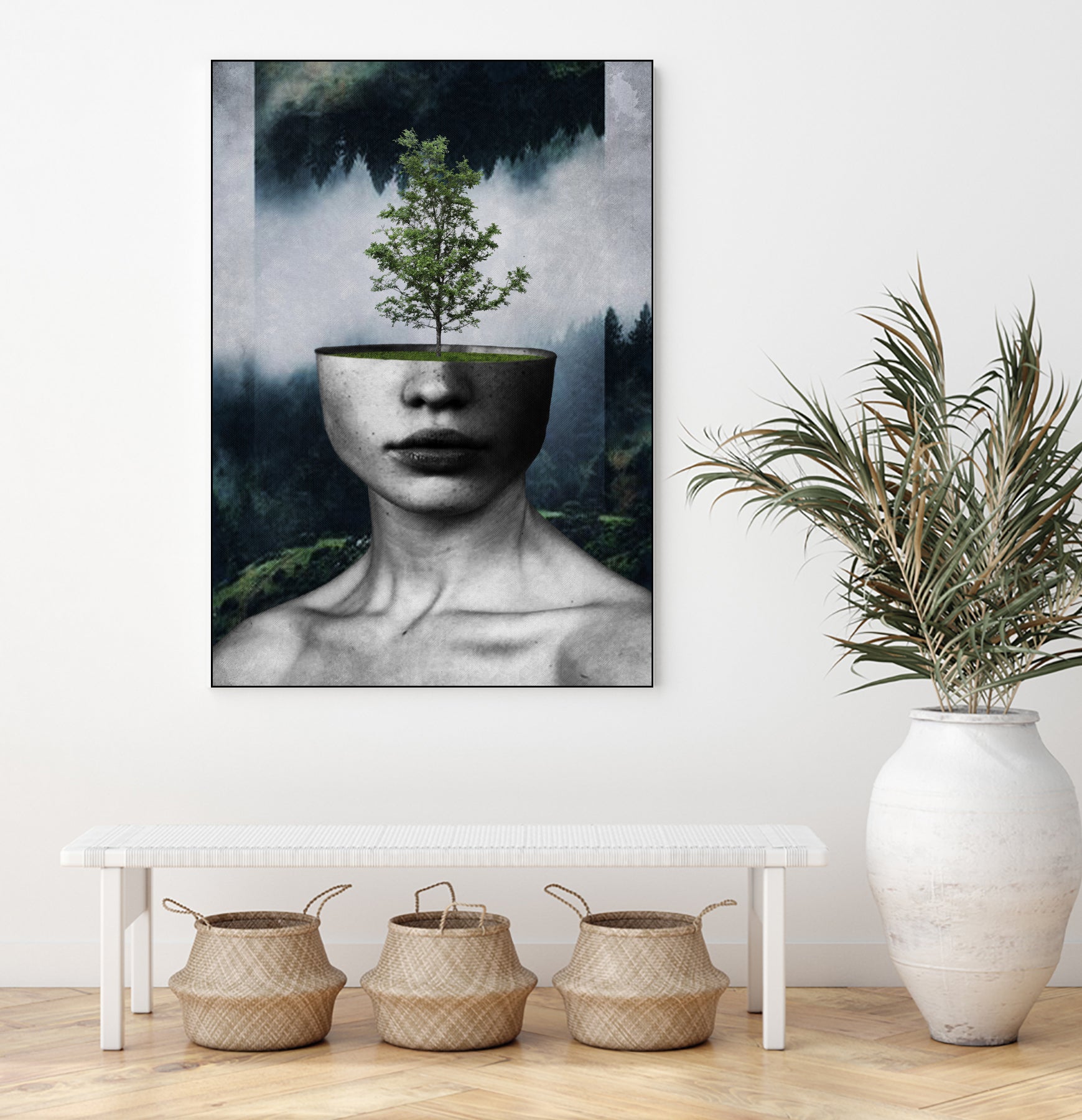 Tree Lady by Menelaos Trompoukis on GIANT ART - green digital painting