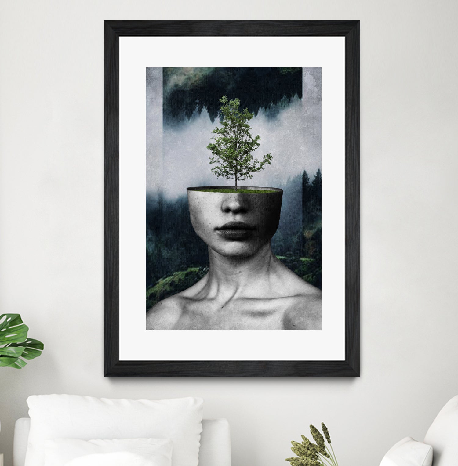 Tree Lady by Menelaos Trompoukis on GIANT ART - green digital painting