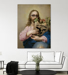 New Religion by José Luis Guerrero on GIANT ART - pink digital painting