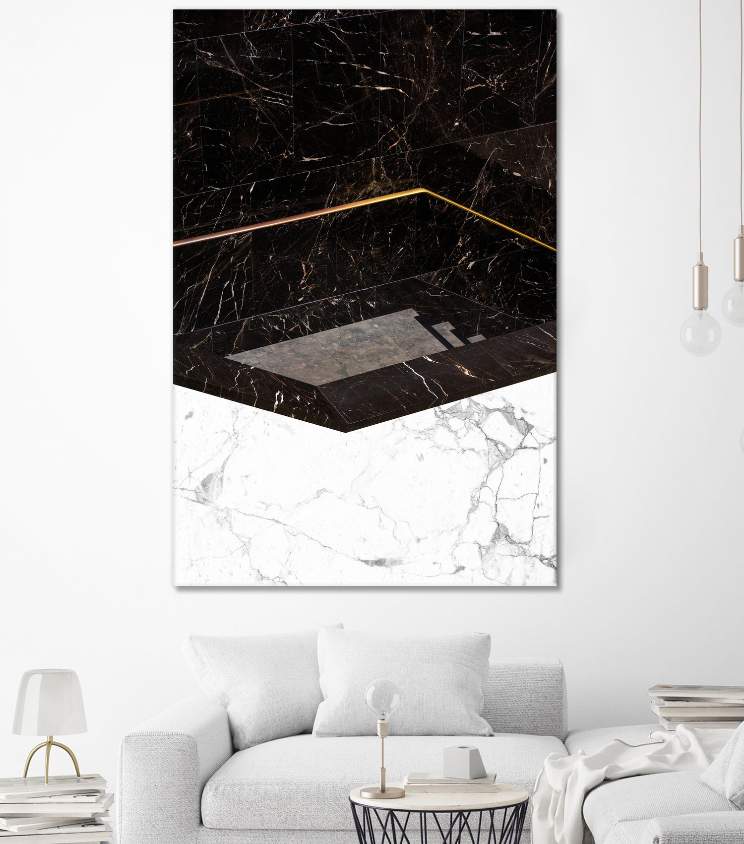 Marble Paradox by Uma Gokhale on GIANT ART - black digital painting