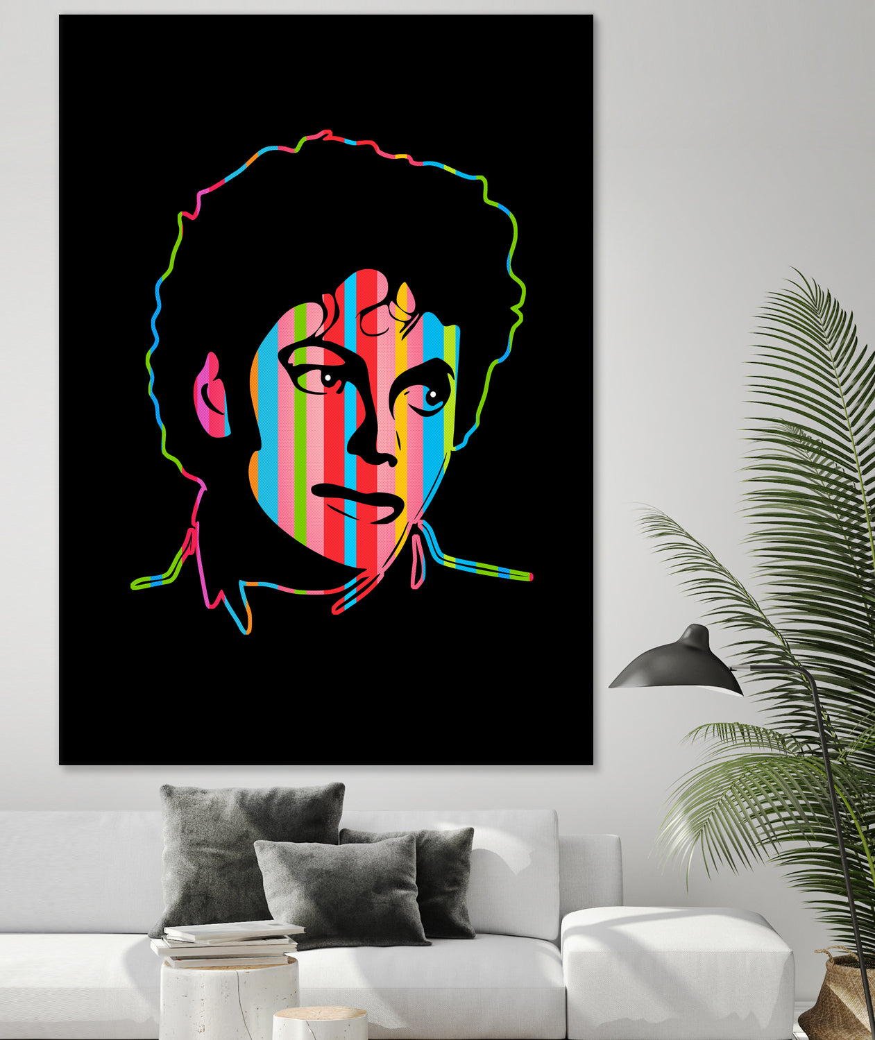 Michael Jackson | Dark | Pop Art by William Cuccio on GIANT ART - black digital drawing